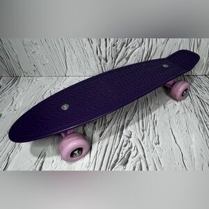 Rebel Urban Skateboard Active Life 17 inch Mini Purple Pink Skate Board Pre Owne